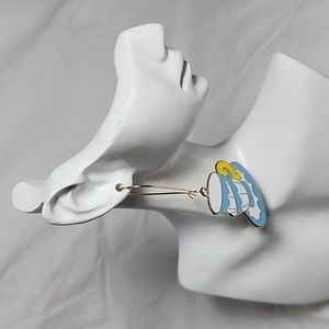 Alice‎ in Wonderland Tea Cup Earrings Handmade